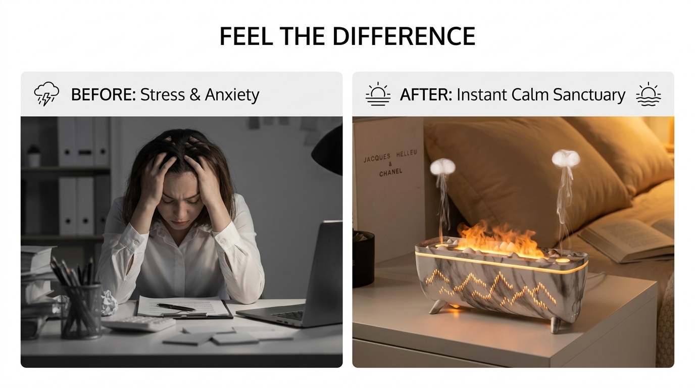 Before After Work Stress Comparison