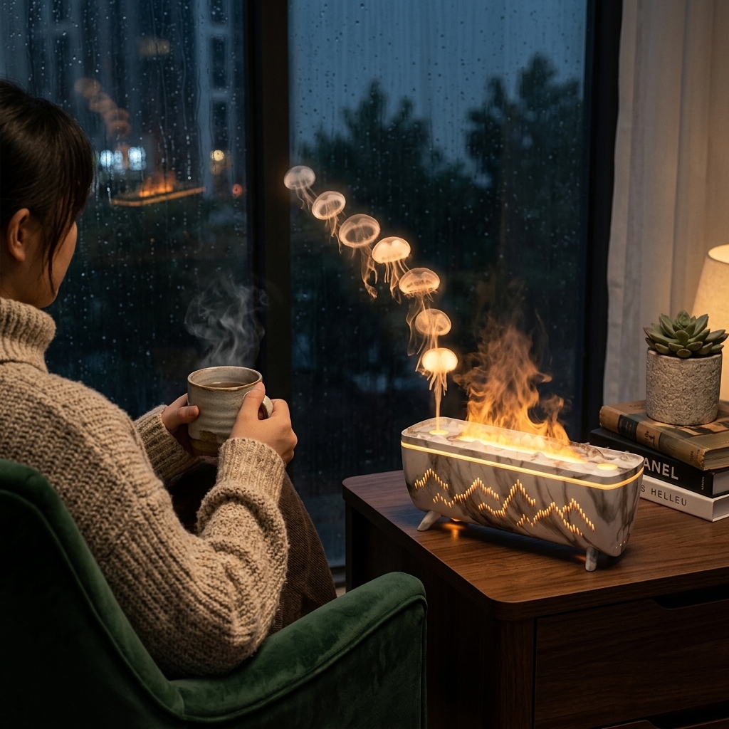 Cozy Tea Reading Nook Scene